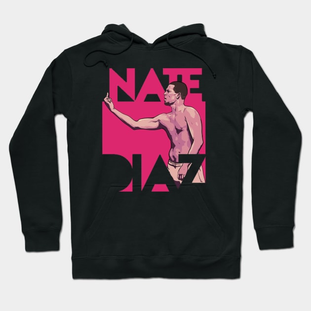 Nate diaz Hoodie by ThePuKiman